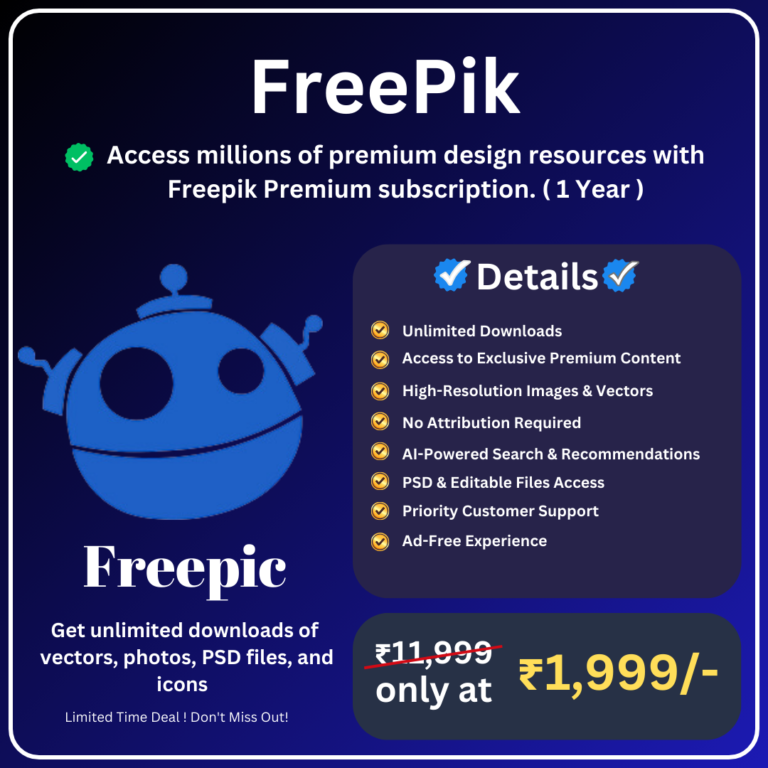 FreePik - Premium Subscriptions